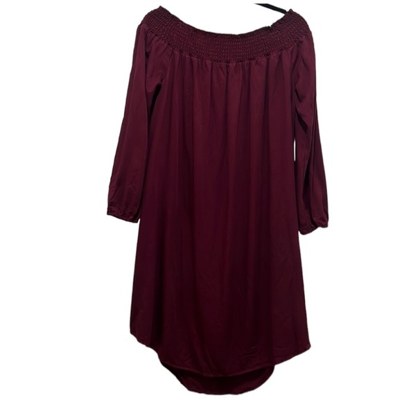 NWT ISABEL Maternity | Maroon Dress | Size Large - Picture 1 of 7